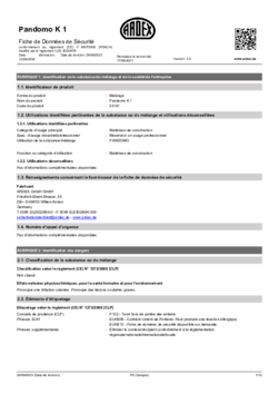 Fiche de donnes de sécurité (FDS)