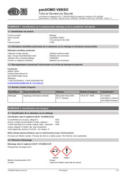 Fiche de donnes de sécurité (FDS)
